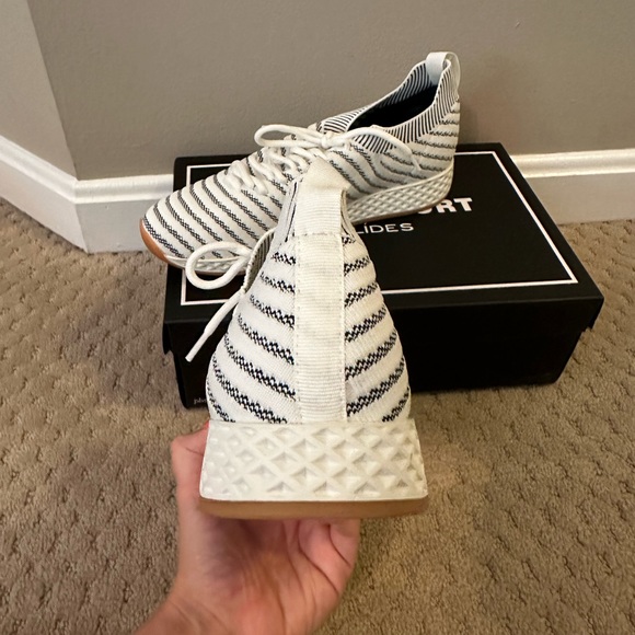 Black & White Stripe Opy J/Slides - 9 - Picture 8 of 8